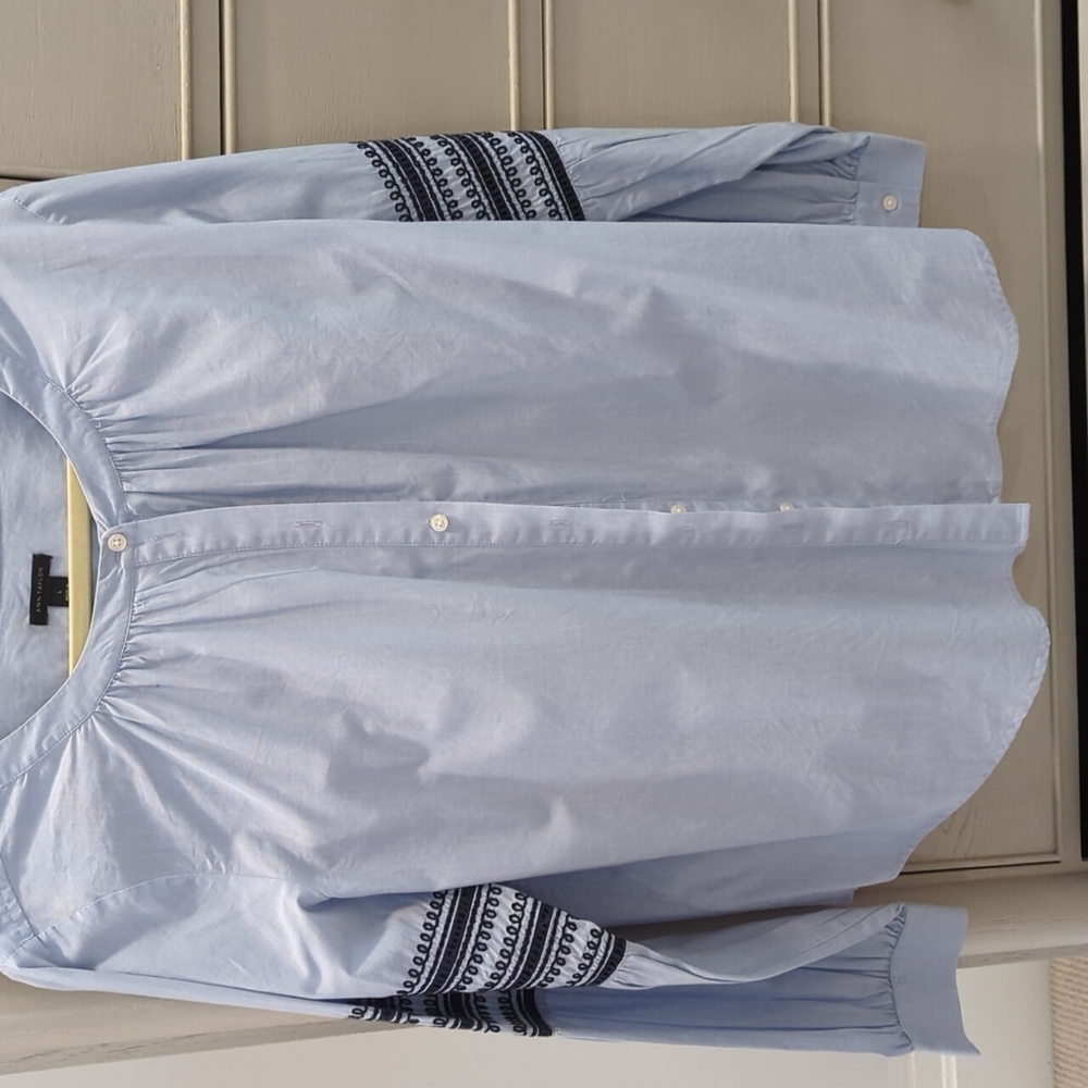 Ann Taylor Blue Shirt